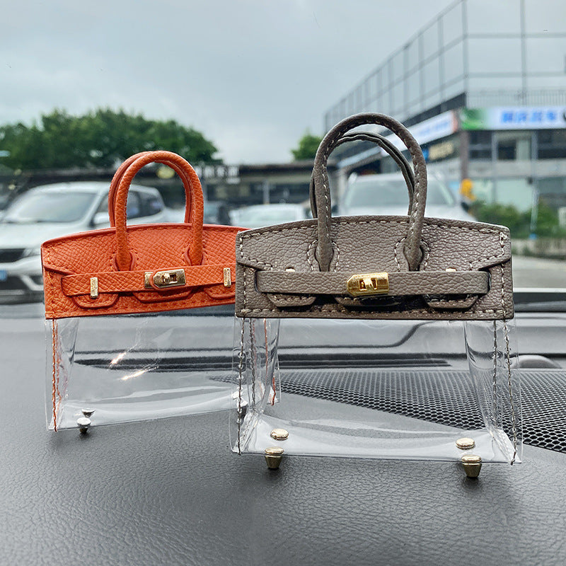 lusailstore - Transparent Mini Handbag Key Case