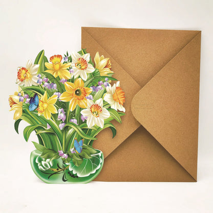 lusailstore - Mother's Day 3D Blessing Bouquethide Envelope