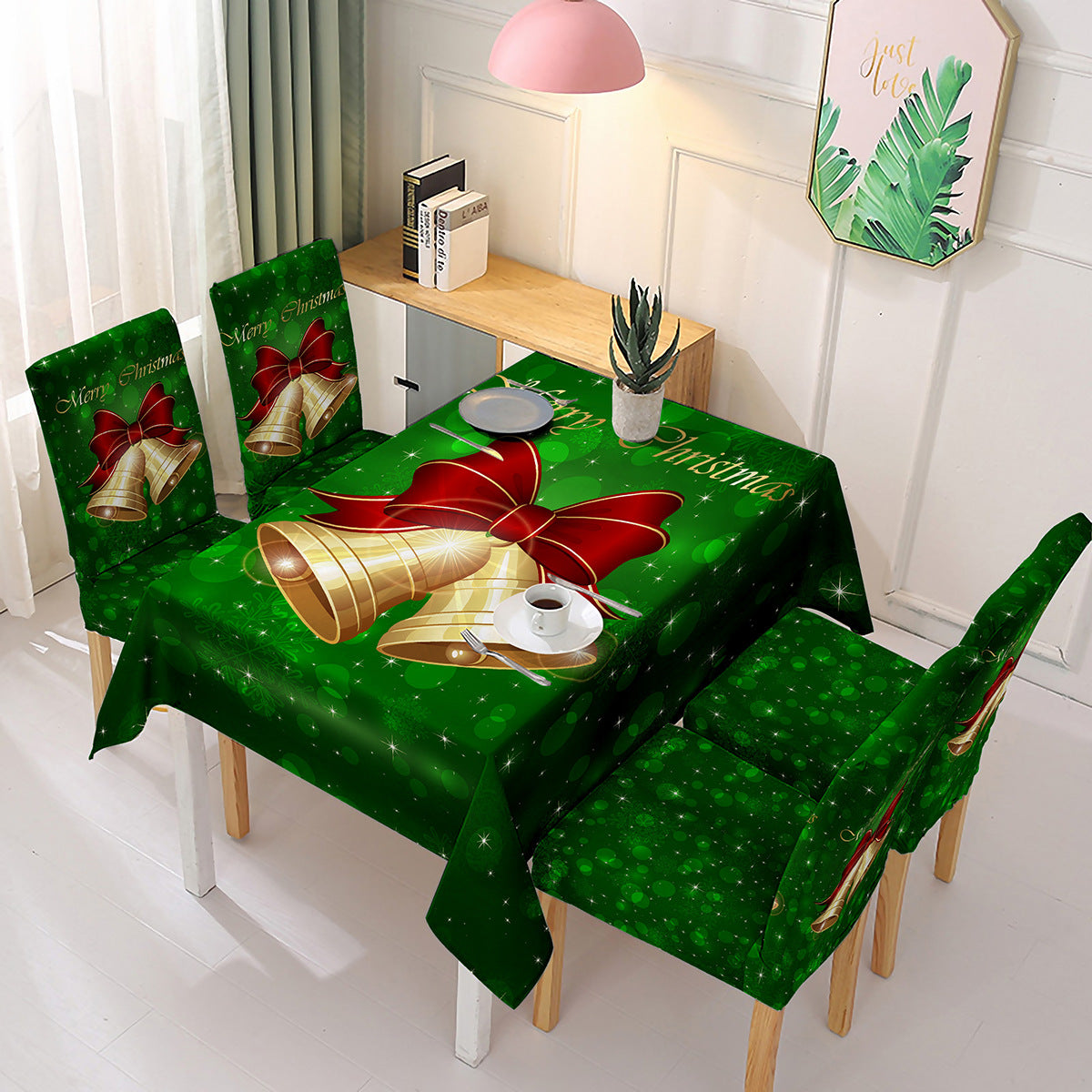 lusailstore - christmas tablecloth chair sets