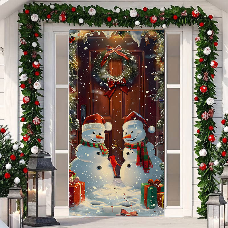 lusailstore - New Christmas door sticker