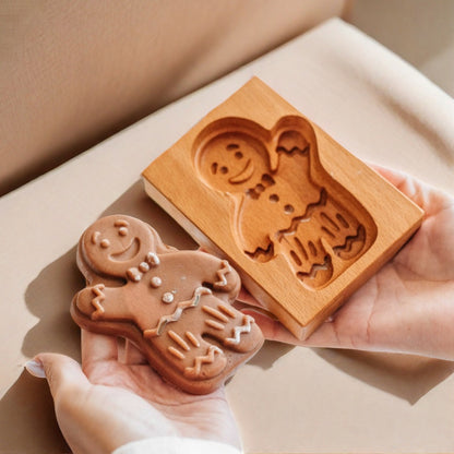 Cross-Border Cookie Mold Cutter Beech Cookie Shortbread Wooden Cookie Mold Biscuit Mold Flower