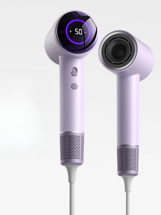 Portable cold and hot air ionic hair dryer（Purple）