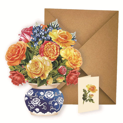 lusailstore - Mother's Day 3D Blessing Bouquethide Envelope