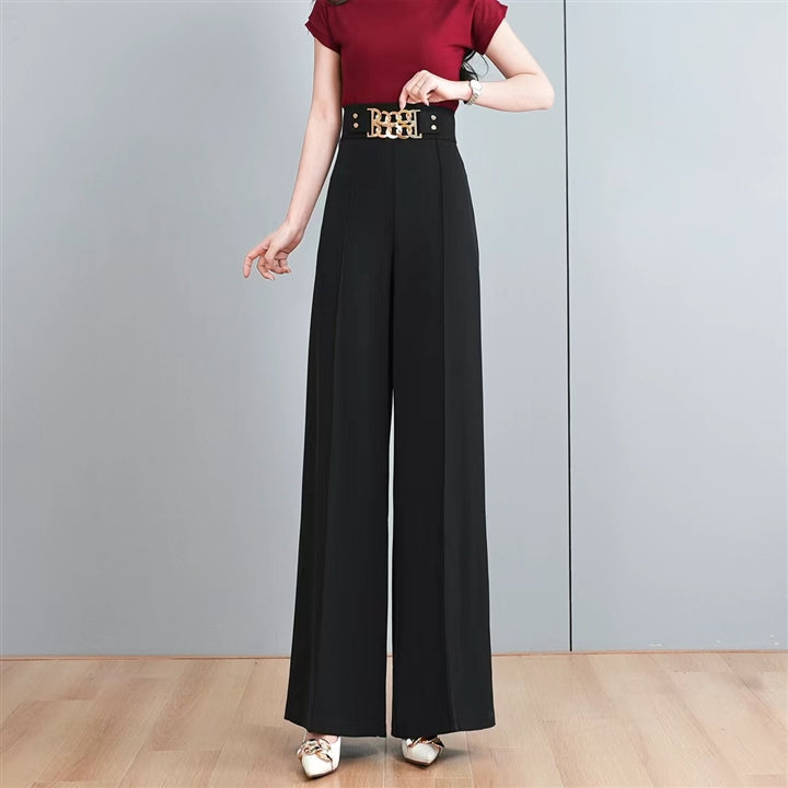 lusailstore-Women’s Elegant Wide-leg Pants