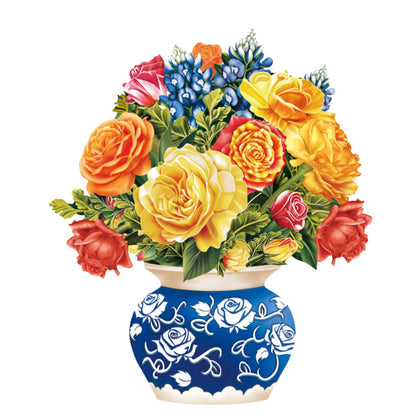 lusailstore - Mother's Day 3D Blessing Bouquethide Envelope