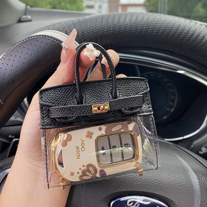 lusailstore - Transparent Mini Handbag Key Case