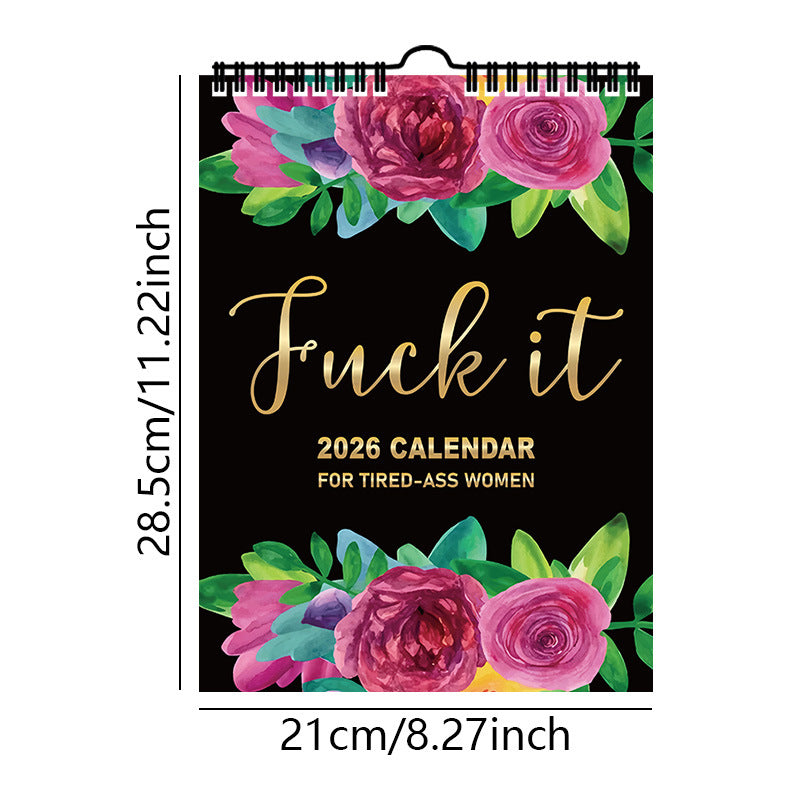 lusailstore  - 2026 Swear Calendar for Tired-Ass Women