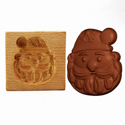 Cross-Border Cookie Mold Cutter Beech Cookie Shortbread Wooden Cookie Mold Biscuit Mold Flower