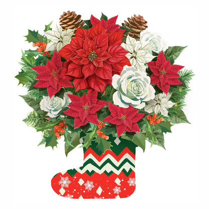 lusailstore - Mother's Day 3D Blessing Bouquethide Envelope