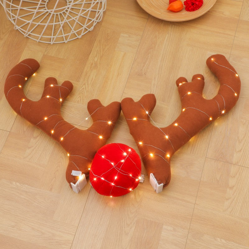 lusailstore - car christmas reindeer antler decorations