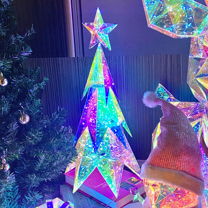 lusailstore - LED Deer Light Snowman Christmas Tree Gift Box
