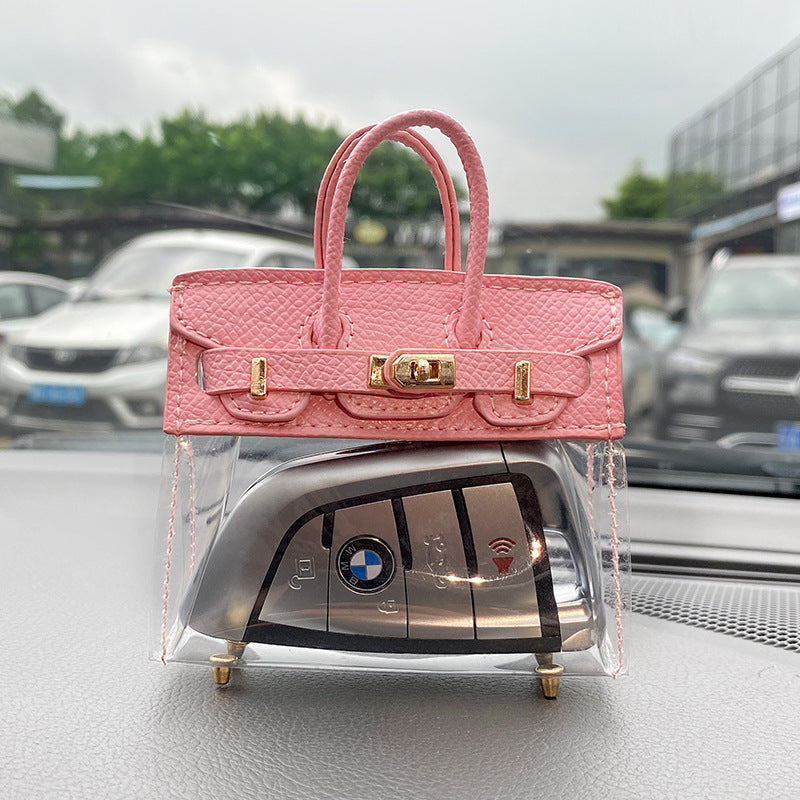 lusailstore - Transparent Mini Handbag Key Case