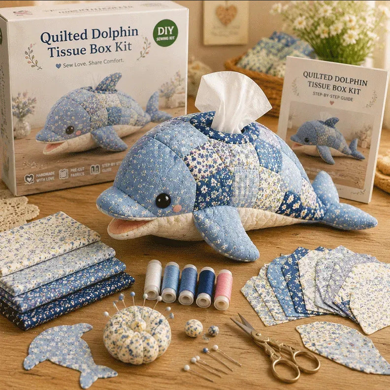 Cross-Border Patchwork Turtle-Shaped Tissue Box Diy Patchwork Animal-Shaped Tissue Box