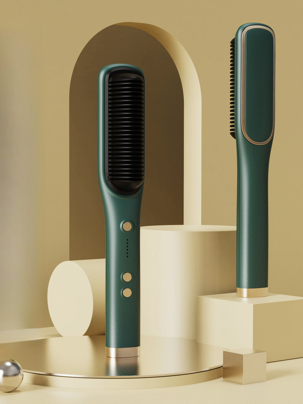 Ionic straightening brush（Green）