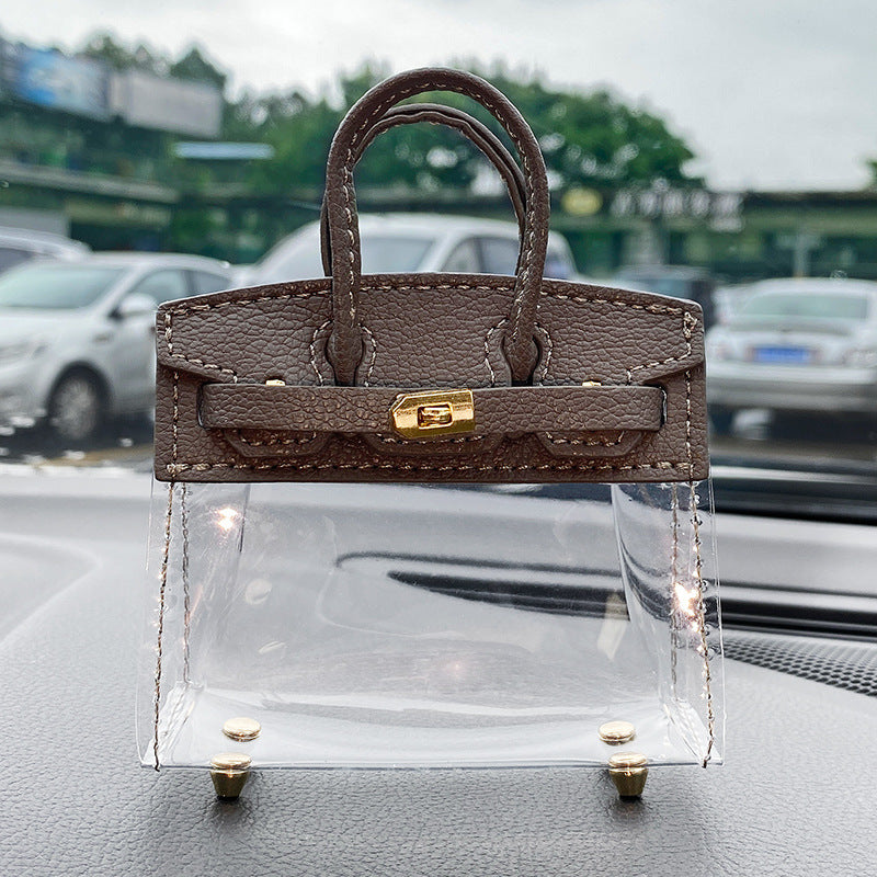 lusailstore - Transparent Mini Handbag Key Case
