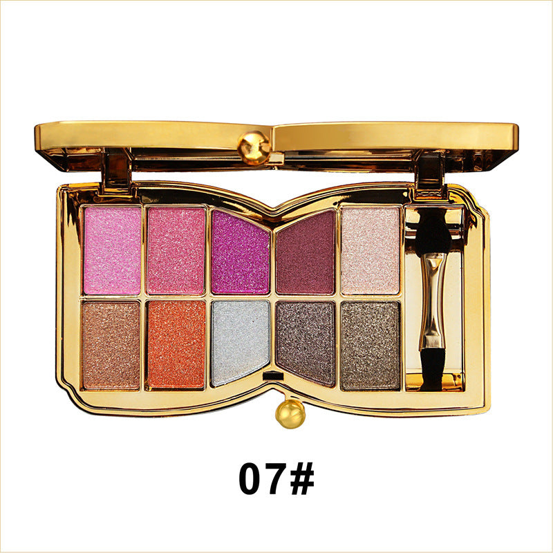 lusailstore - 10 Colors Sparkle Shimmer Eyeshadow Palette