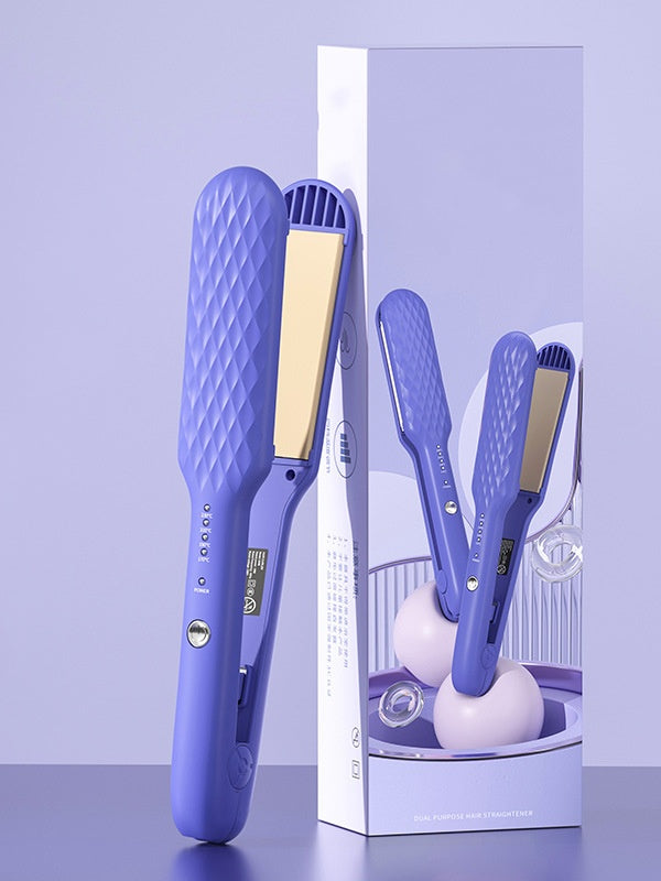 Multi-functional Hair Straightening Iron for Wet and Dry Use（Purple）