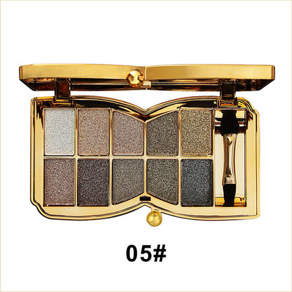 lusailstore - 10 Colors Sparkle Shimmer Eyeshadow Palette