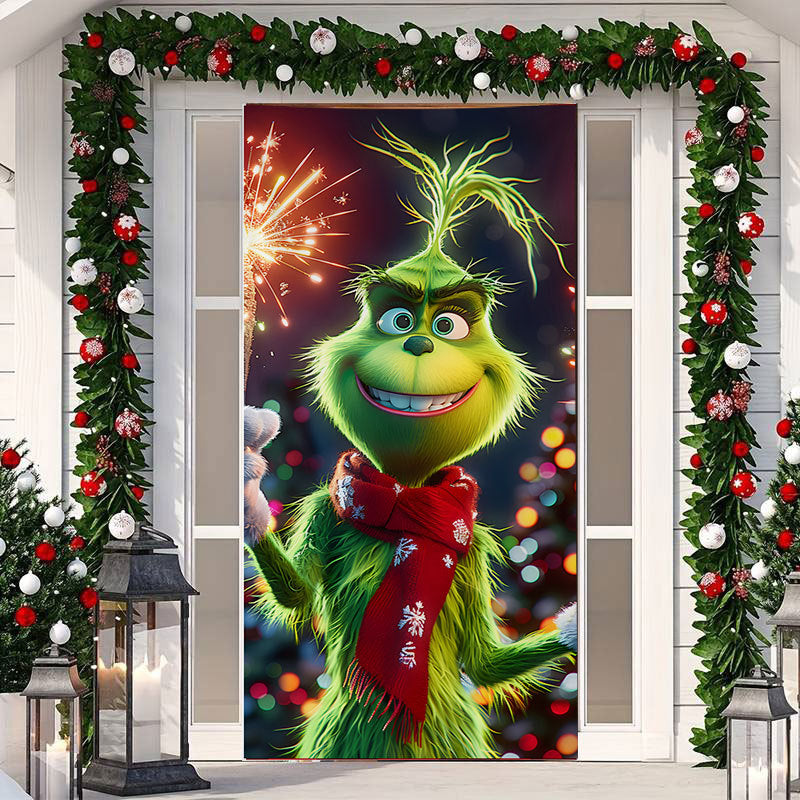 lusailstore - New Christmas door sticker