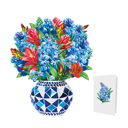 lusailstore - Mother's Day 3D Blessing Bouquethide Envelope