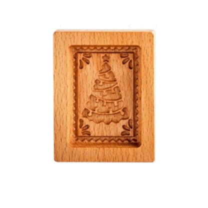 Cross-Border Cookie Mold Cutter Beech Cookie Shortbread Wooden Cookie Mold Biscuit Mold Flower