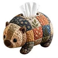 Cross-Border Patchwork Turtle-Shaped Tissue Box Diy Patchwork Animal-Shaped Tissue Box