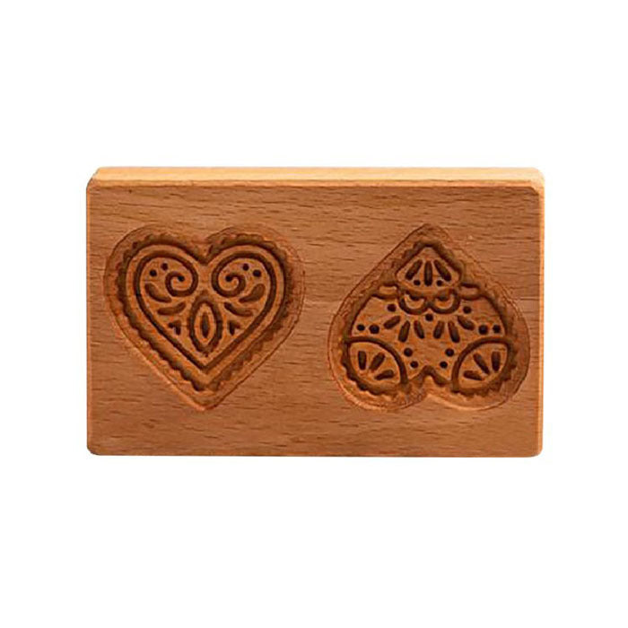 Cross-Border Cookie Mold Cutter Beech Cookie Shortbread Wooden Cookie Mold Biscuit Mold Flower