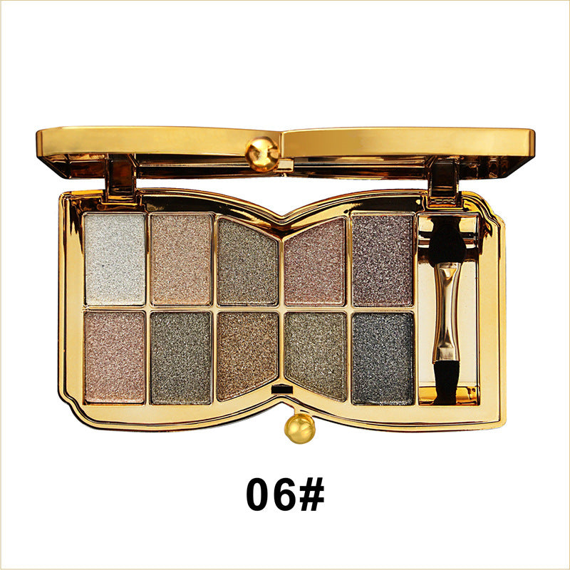 lusailstore - 10 Colors Sparkle Shimmer Eyeshadow Palette