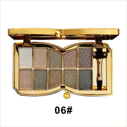 lusailstore - 10 Colors Sparkle Shimmer Eyeshadow Palette
