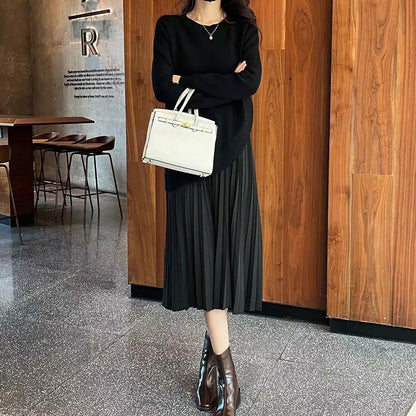 lusailstore - Women’s Two-Piece Knit Dress