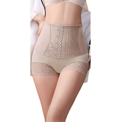 lusailstore - Women's Lace High-Waisted Slimming Panties