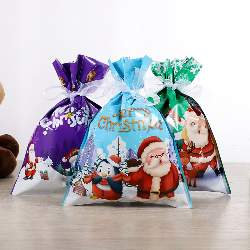 lusailstore - merry pouch christmas drawstring gift bags