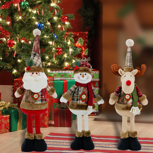 lusailstore-Retractable Christmas doll atmosphere decoration