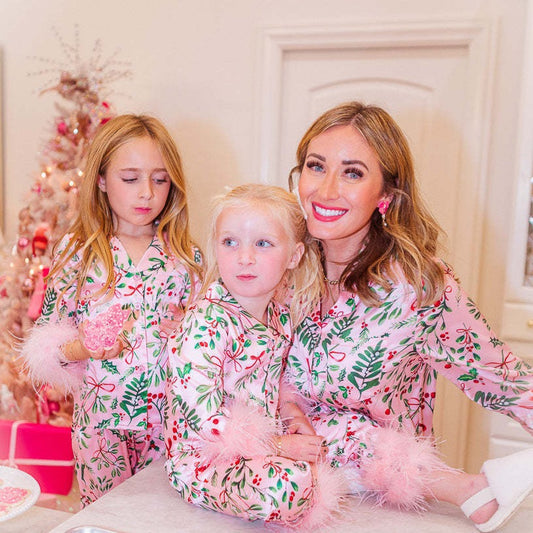 lusailstore - Bianca Pink Christmas Pajama Set