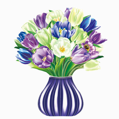 lusailstore - Mother's Day 3D Blessing Bouquethide Envelope
