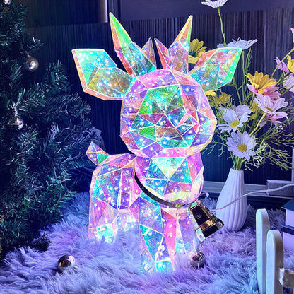 lusailstore - LED Deer Light Snowman Christmas Tree Gift Box