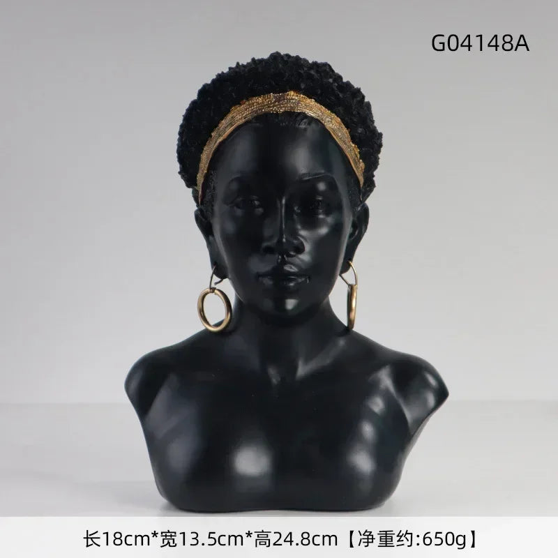 lusailstore - exotic african tribal ornaments statue