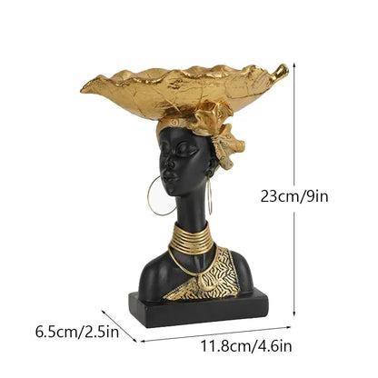 lusailstore - exotic african tribal ornaments statue