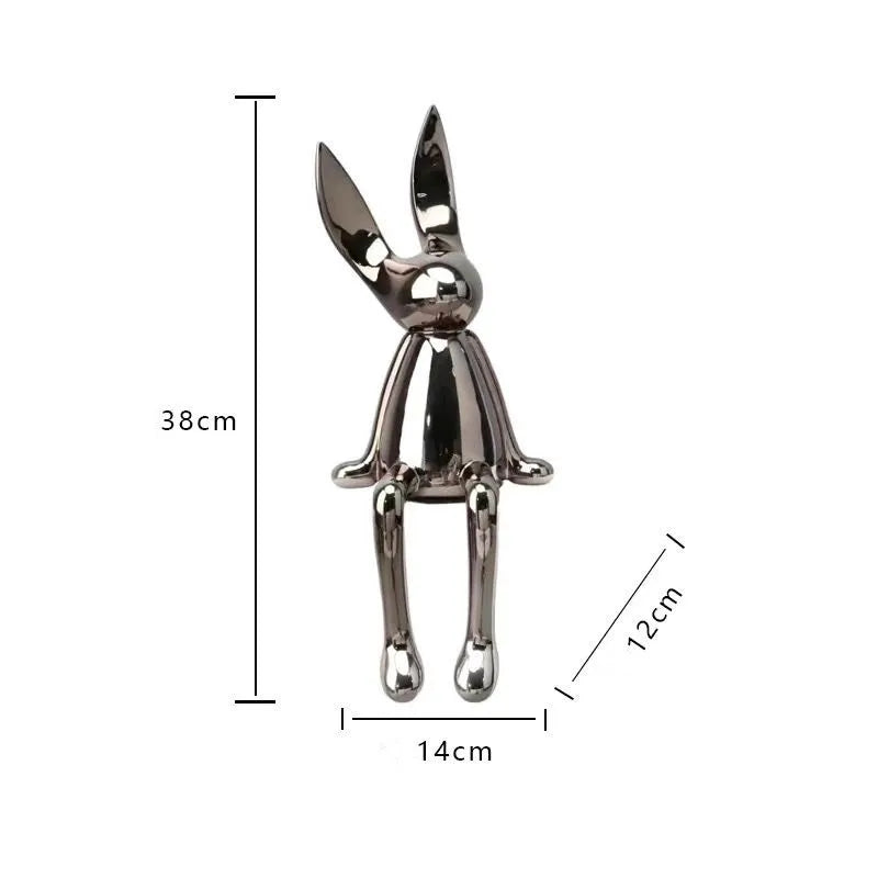 lusailstore - nordic bunny mini statues