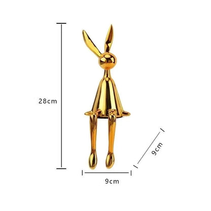 lusailstore - nordic bunny mini statues