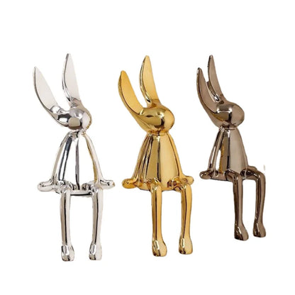 lusailstore - nordic bunny mini statues