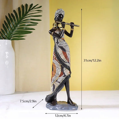 lusailstore - exotic african tribal ornaments statue