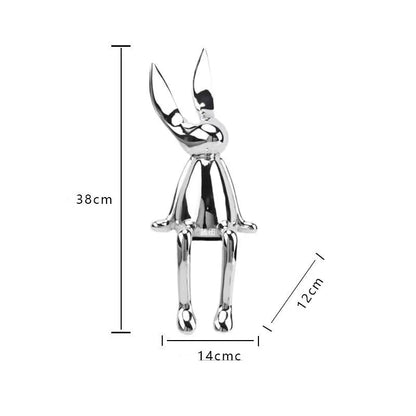 lusailstore - nordic bunny mini statues