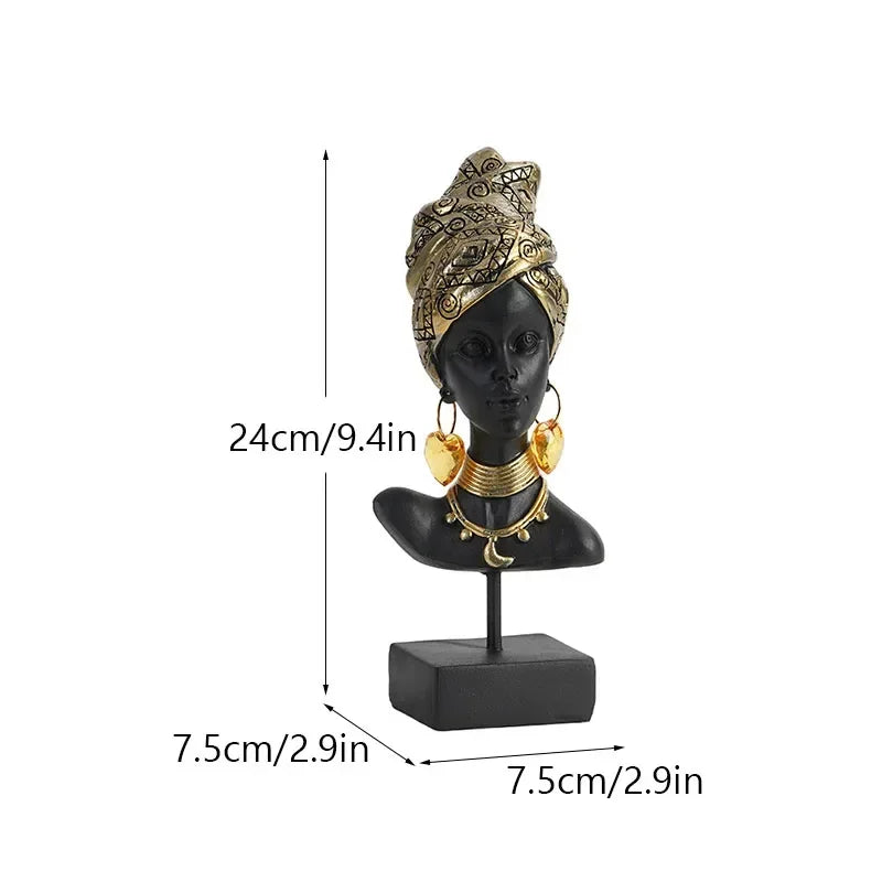 lusailstore - exotic african tribal ornaments statue