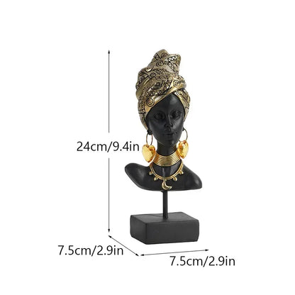 lusailstore - exotic african tribal ornaments statue