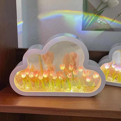 lusailstore - diy tulip mirror night light