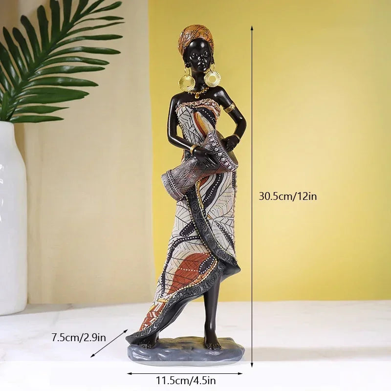 lusailstore - exotic african tribal ornaments statue