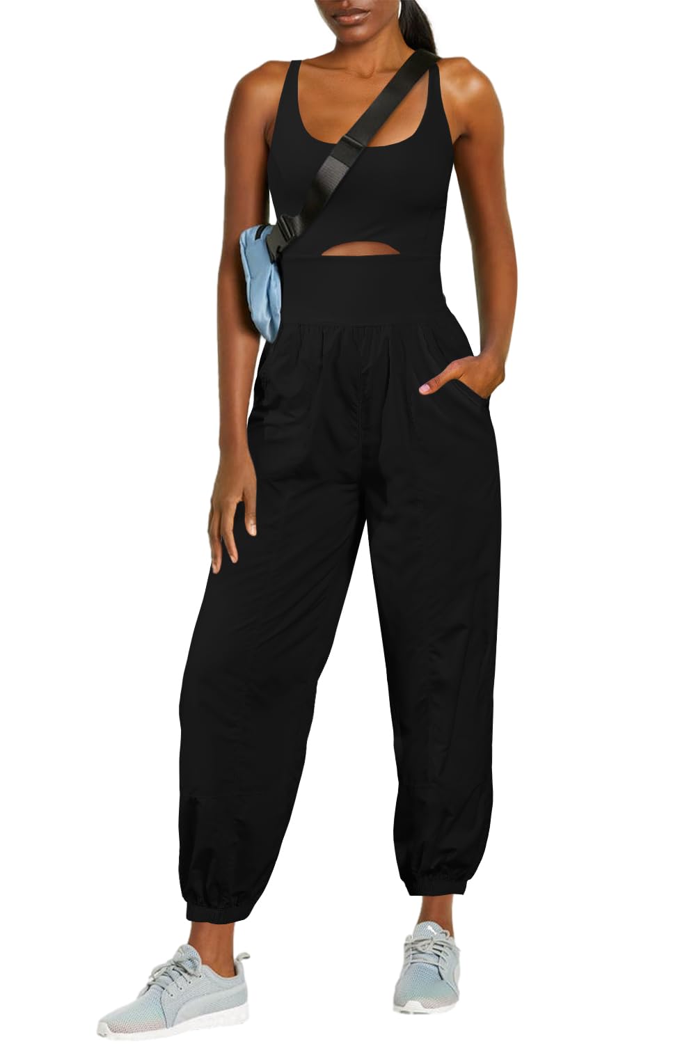 lusailstore- Women's Camisole Sportswear Jumpsuit