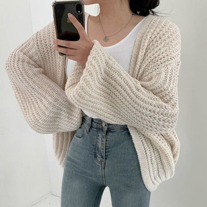 lusailstore - Vintage Japanese Style Cardigan Sweater