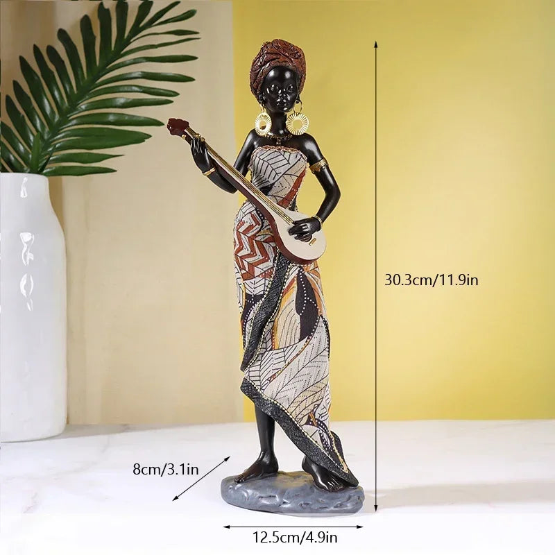 lusailstore - exotic african tribal ornaments statue